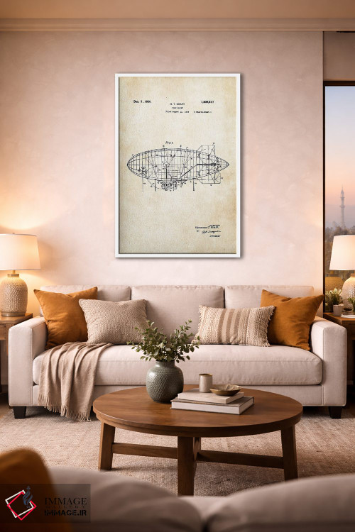 تابلو دکوراتیو بالن تبلیغاتی گودیر اثر پتنت ۷۷ - D1W