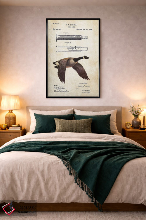 تابلو دکوراتیو صداساز جذب غاز اثر پتنت ۷۷ - D5B