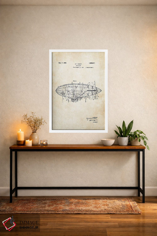 تابلو دکوراتیو بالن تبلیغاتی گودیر اثر پتنت ۷۷ - D4W