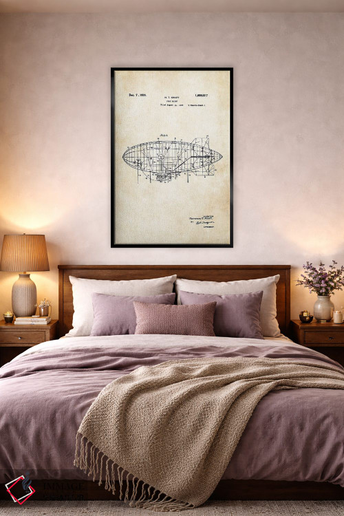 تابلو دکوراتیو بالن تبلیغاتی گودیر اثر پتنت ۷۷ - D5B