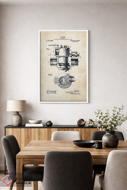 تابلو دکوراتیو کاربراتور هنری فورد اثر پتنت ۷۷ - D4W