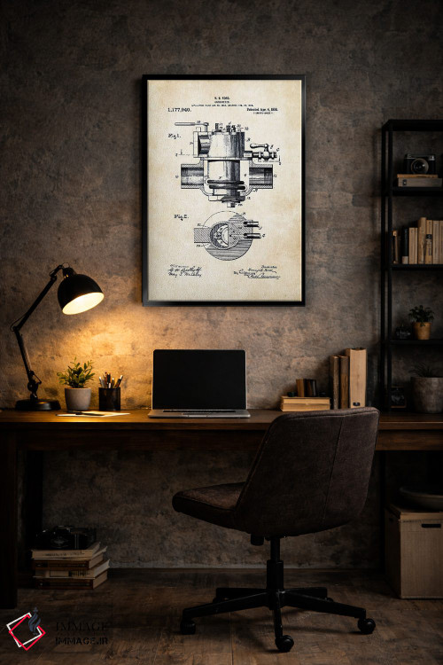 تابلو دکوراتیو کاربراتور هنری فورد اثر پتنت ۷۷ - D6B