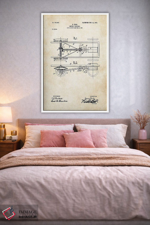 تابلو دکوراتیو خودروی مدل T هنری فورد اثر پتنت ۷۷ - D3W