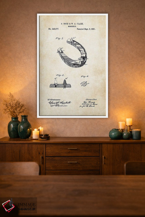 تابلو دکوراتیو نعل اسب اثر پتنت ۷۷ - D1W