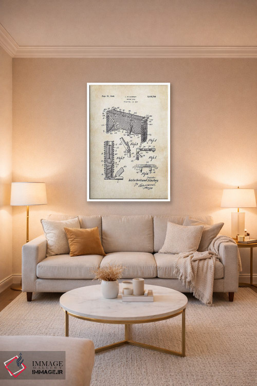 تابلو دکوراتیو دروازه هاکی روی یخ اثر پتنت ۷۷ - D2W