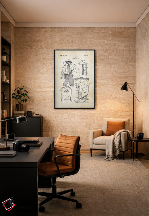 تابلو دکوراتیو کوله پشتی کوهنوردی و کمپینگ اثر پتنت ۷۷ - D6B