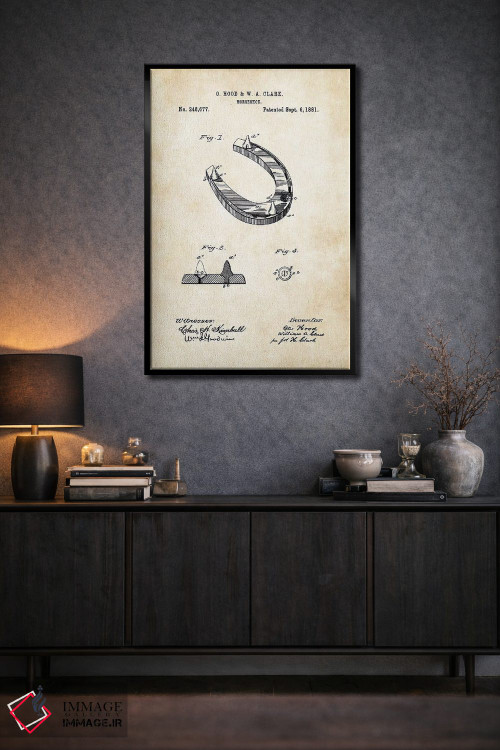 تابلو دکوراتیو نعل اسب اثر پتنت ۷۷ - D2B