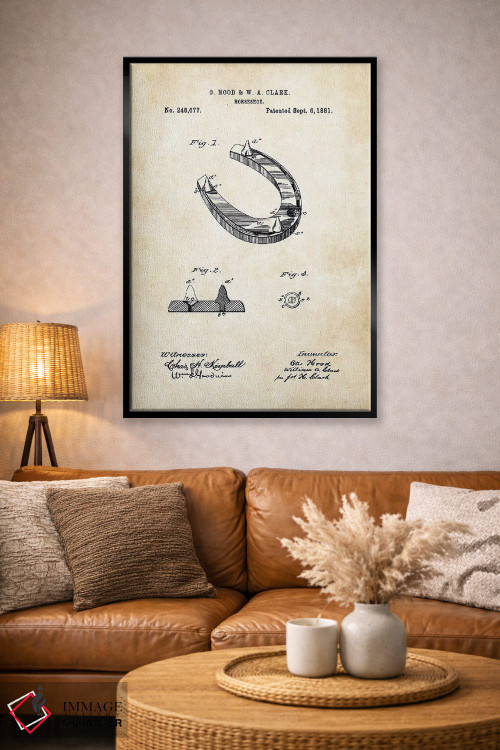 تابلو دکوراتیو نعل اسب اثر پتنت ۷۷ - D3B