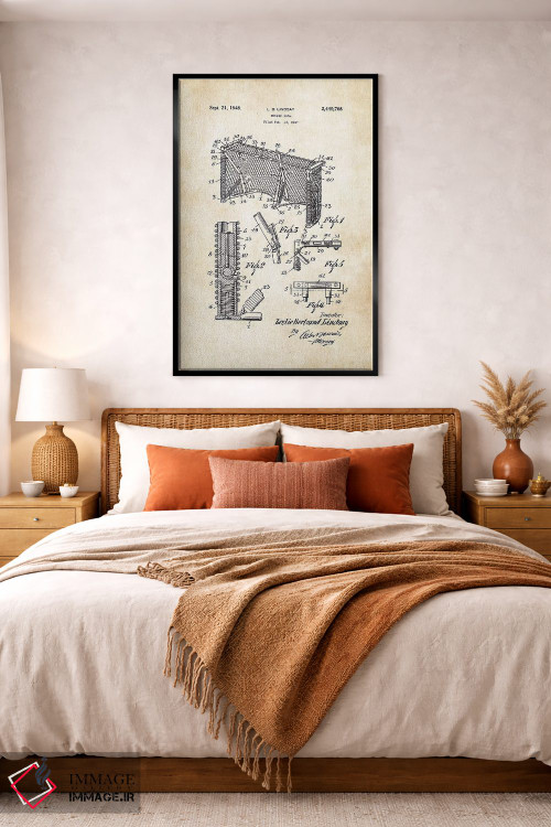 تابلو دکوراتیو دروازه هاکی روی یخ اثر پتنت ۷۷ - D4B