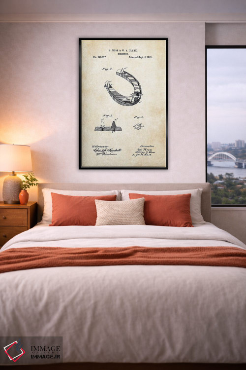 تابلو دکوراتیو نعل اسب اثر پتنت ۷۷ - D4B