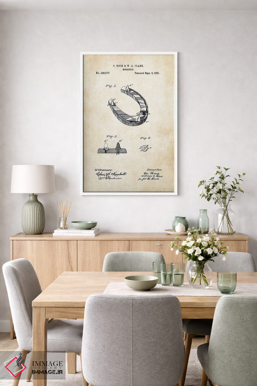 تابلو دکوراتیو نعل اسب اثر پتنت ۷۷ - D6W