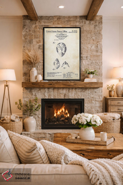 تابلو دکوراتیو ماسک هاکی جیسون ورهیز اثر پتنت ۷۷ - D2B