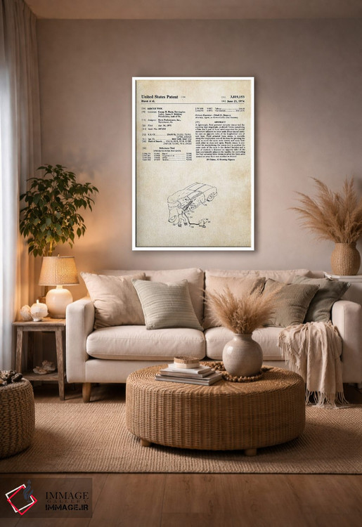 تابلو دکوراتیو ابزار نجات آتش نشانی اثر پتنت ۷۷ - D4W