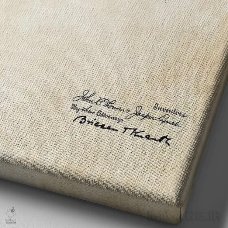 تابلو دکوراتیو پیست اتومبیل رانی اثر پتنت ۷۷ - نمای نزدیک بافت بوم