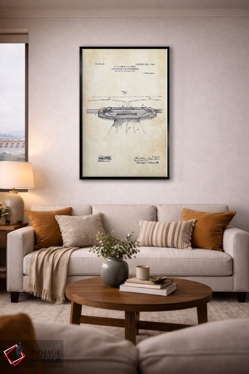 تابلو دکوراتیو پیست اتومبیل رانی اثر پتنت ۷۷ - D4B