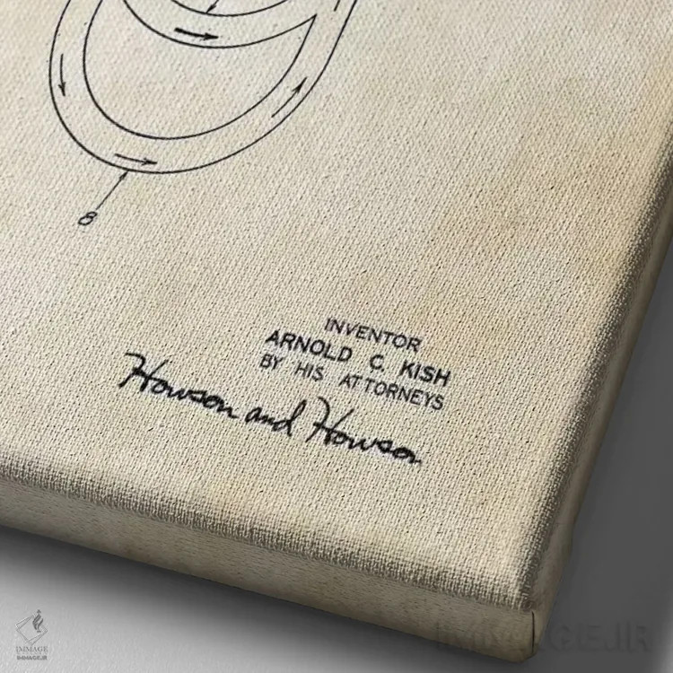 تابلو دکوراتیو پیست اتومبیل رانی اثر پتنت ۷۷ - نمای نزدیک بافت بوم