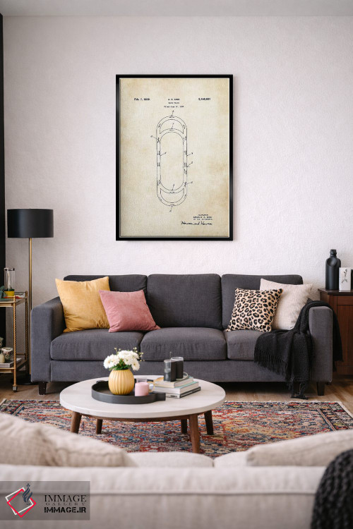 تابلو دکوراتیو پیست اتومبیل رانی اثر پتنت ۷۷ - D4B