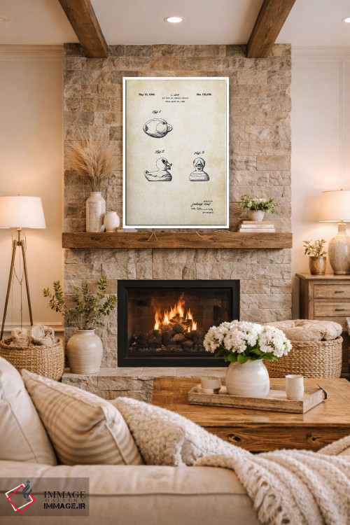 تابلو دکوراتیو اردک پلاستیکی اثر پتنت ۷۷ - D1W