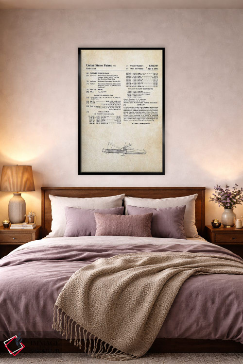 تابلو دکوراتیو فر کننده موی آرایشگاهی اثر پتنت ۷۷ - D3B