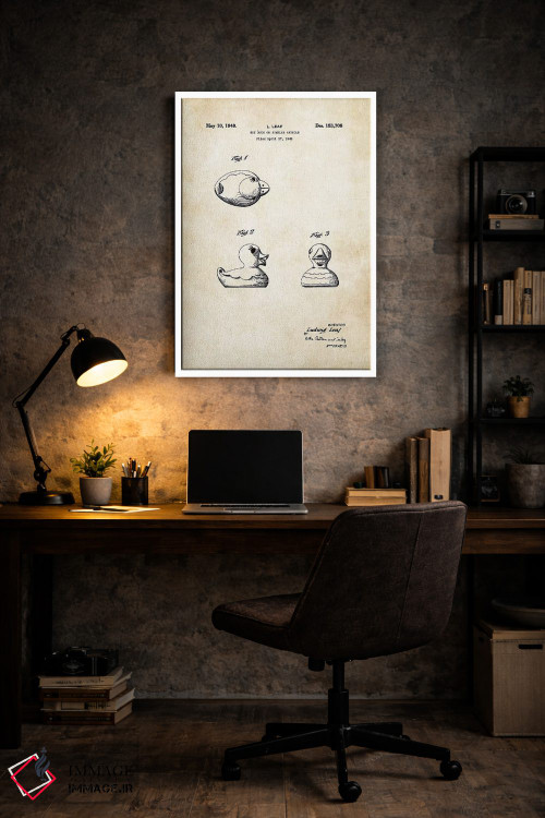 تابلو دکوراتیو اردک پلاستیکی اثر پتنت ۷۷ - D6W