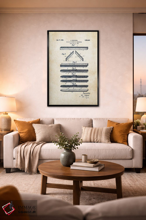 تابلو دکوراتیو اسکی روسینیول اثر پتنت ۷۷ - D2B