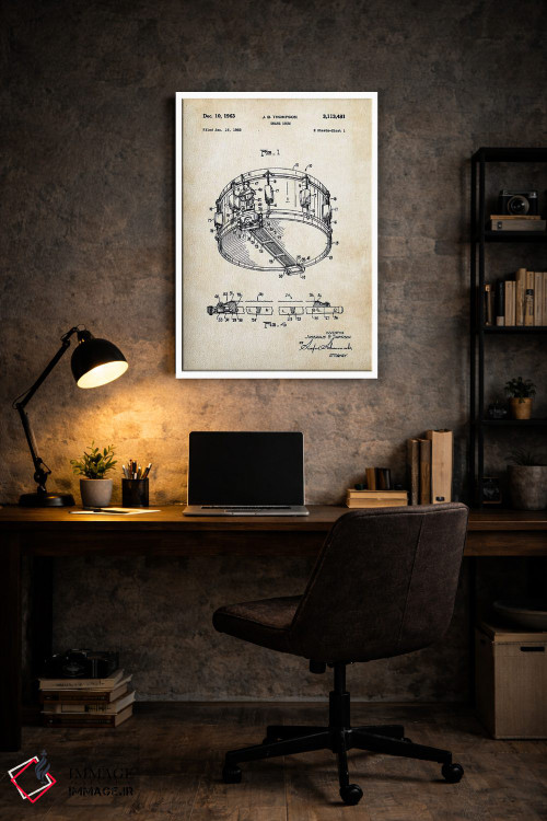 تابلو دکوراتیو طبل اسنر راجرز باوراسونیک اثر پتنت ۷۷ - D6W