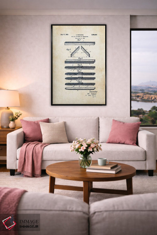 تابلو دکوراتیو اسکی روسینیول اثر پتنت ۷۷ - D4B