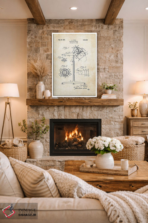 تابلو دکوراتیو سشوار آرایشگاهی اثر پتنت ۷۷ - D1W