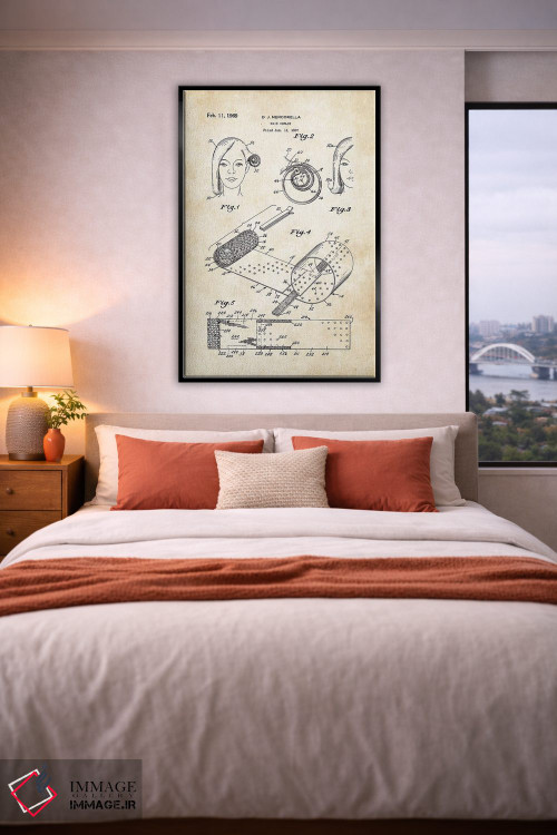 تابلو دکوراتیو بیگودی آرایشگاهی اثر پتنت ۷۷ - D3B