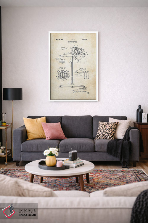 تابلو دکوراتیو سشوار آرایشگاهی اثر پتنت ۷۷ - D3W