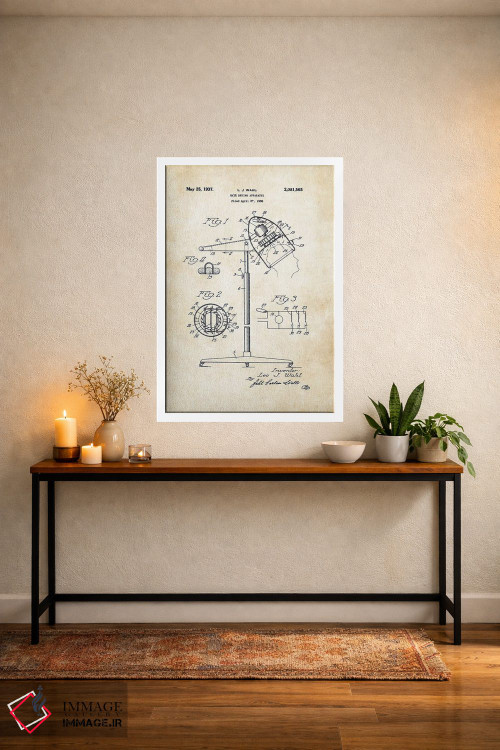 تابلو دکوراتیو سشوار آرایشگاهی اثر پتنت ۷۷ - D4W