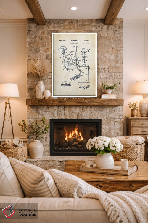 تابلو دکوراتیو تله سی یژ اسکی اثر پتنت ۷۷ - D1W