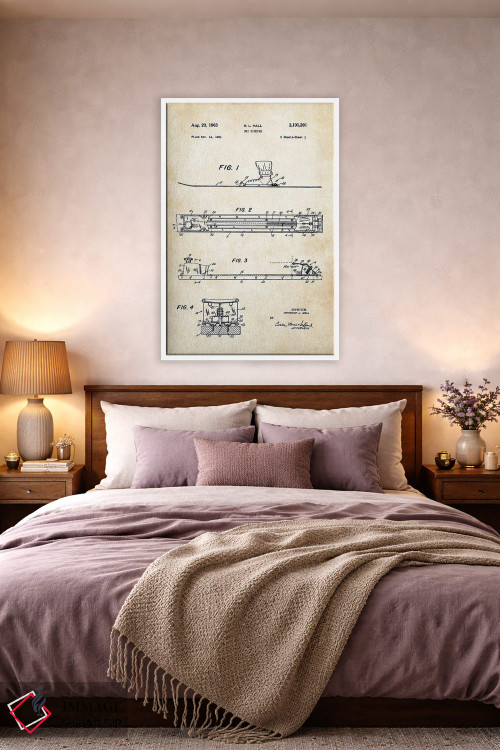 تابلو دکوراتیو اتصال اسکی اثر پتنت ۷۷ - D3W