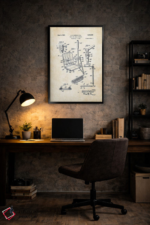 تابلو دکوراتیو تله سی یژ اسکی اثر پتنت ۷۷ - D6B