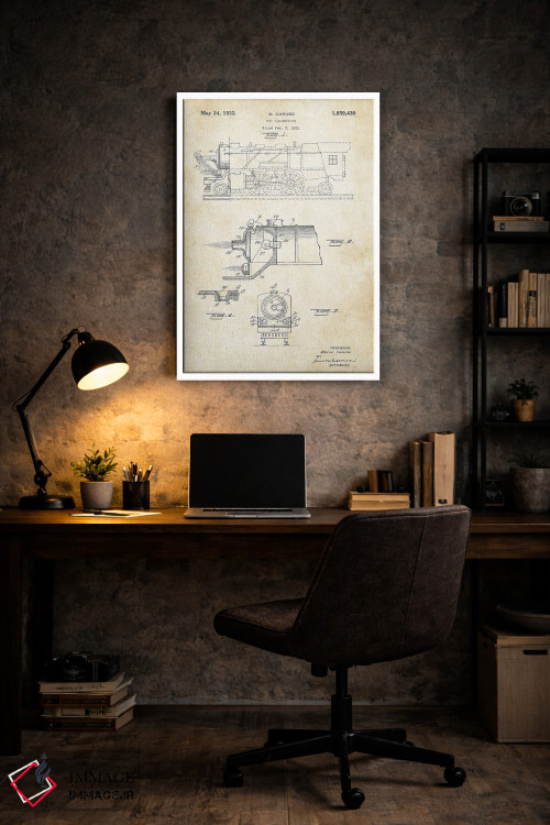 تابلو دکوراتیو قطار اسباب بازی اثر پتنت ۷۷ - D4W