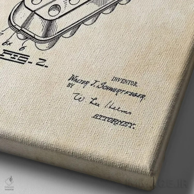 تابلو دکوراتیو کارتن تخم مرغ اثر پتنت ۷۷ - نمای نزدیک بافت بوم