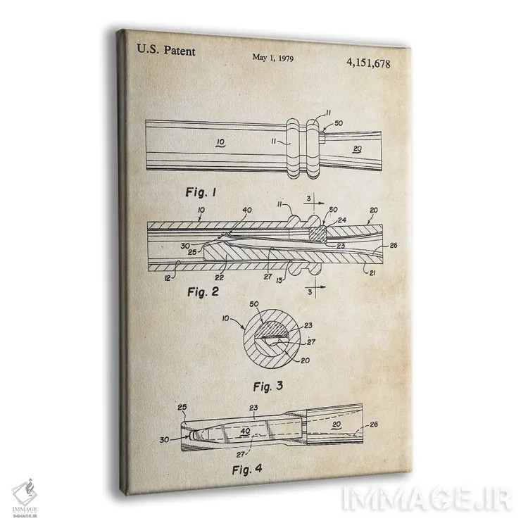 تابلو دکوراتیو سوت صدای اردک اثر پتنت ۷۷ - نمای پرسپکتیو محصول