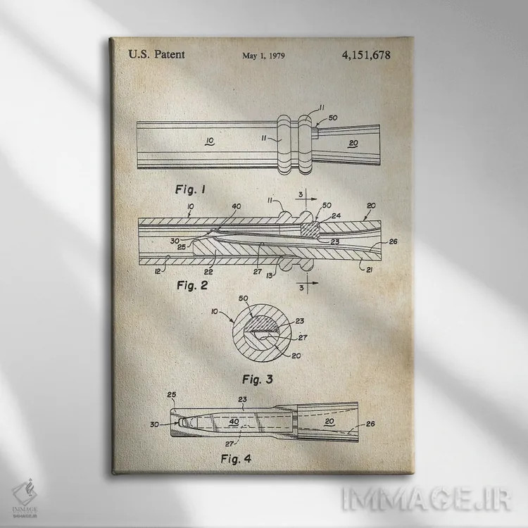 تابلو دکوراتیو سوت صدای اردک اثر پتنت ۷۷ - نمای روبهرو روی دیوار