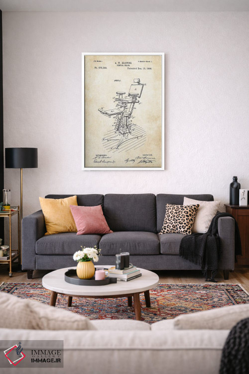 تابلو دکوراتیو صندلی دندانپزشکی اثر پتنت ۷۷ - D3W