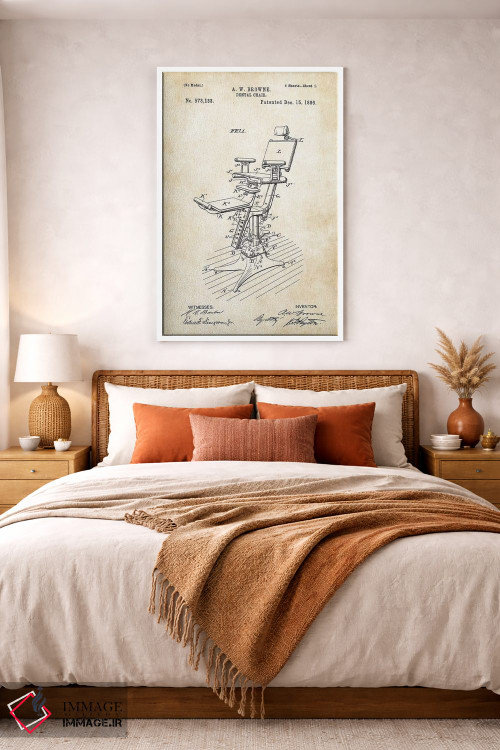 تابلو دکوراتیو صندلی دندانپزشکی اثر پتنت ۷۷ - D4W