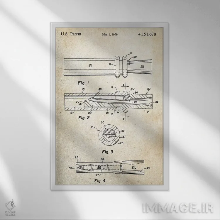 تابلو دکوراتیو سوت صدای اردک اثر پتنت ۷۷ - نمای قابدار سفید