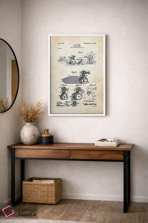 تابلو دکوراتیو فریب اردک اثر پتنت ۷۷ - D3W