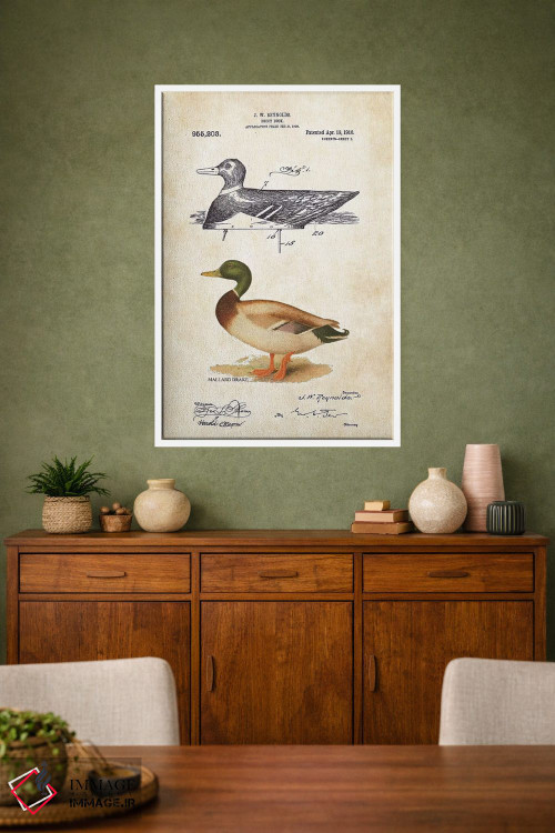 تابلو دکوراتیو فریب اردک اثر پتنت ۷۷ - D1W