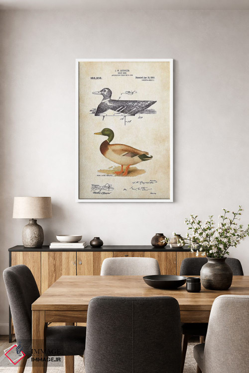 تابلو دکوراتیو فریب اردک اثر پتنت ۷۷ - D3W