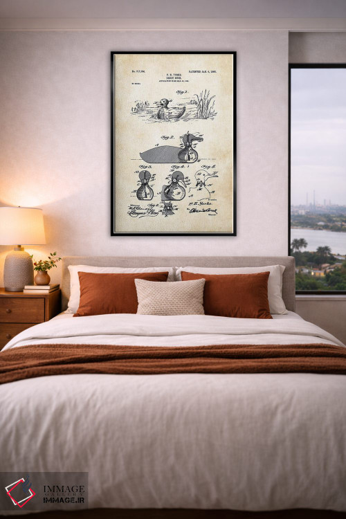 تابلو دکوراتیو فریب اردک اثر پتنت ۷۷ - D6B