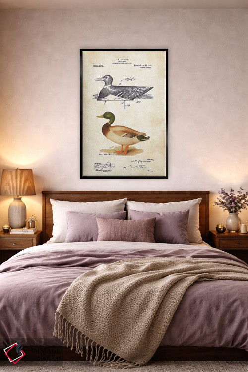 تابلو دکوراتیو فریب اردک اثر پتنت ۷۷ - D5B