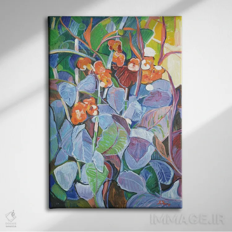 تابلو دکوراتیو لس کاناس اثر پاتریک ماری - نمای روبهرو روی دیوار