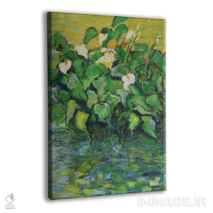 تابلو دکوراتیو حوضچه ی آبی III اثر پاتریک ماری - نمای پرسپکتیو محصول