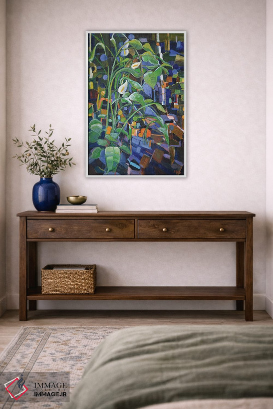 تابلو دکوراتیو گل های ماه اثر پاتریک ماری - D3W