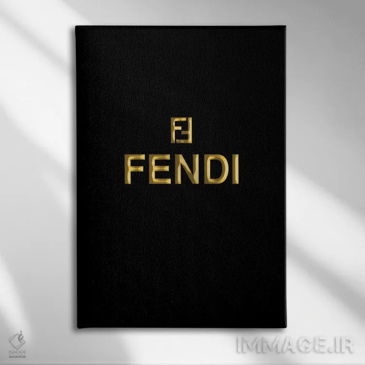 تابلو دکوراتیو فندی اثر پل رومر - نمای روبهرو روی دیوار